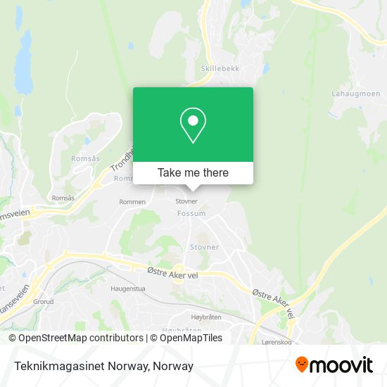 Teknikmagasinet Norway map