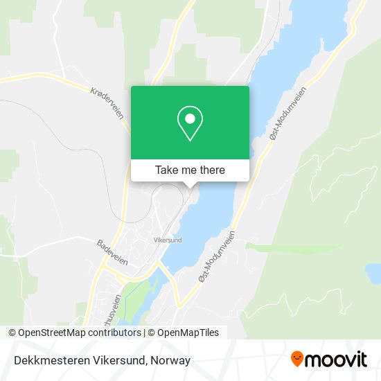 Dekkmesteren Vikersund map