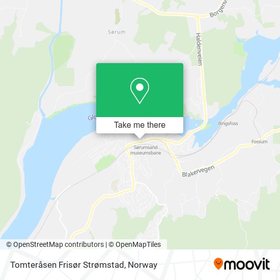 Tomteråsen Frisør Strømstad map