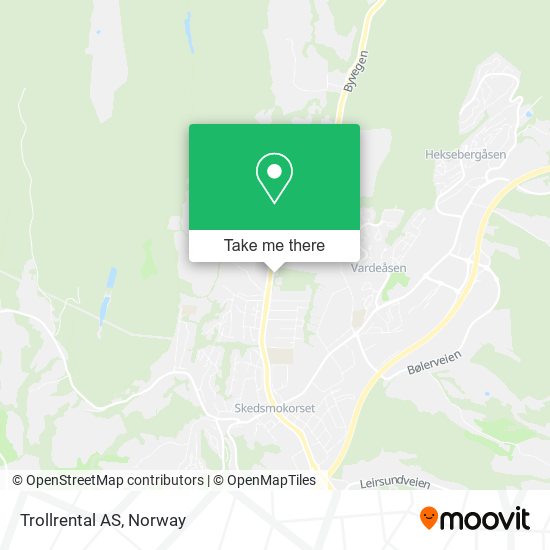 Trollrental AS map