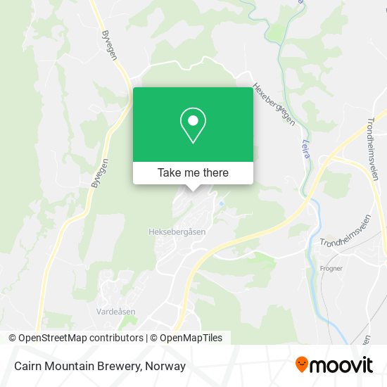 Cairn Mountain Brewery map