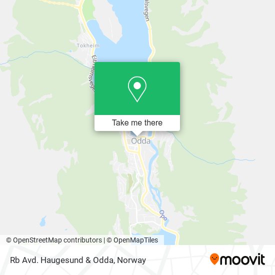 Rb Avd. Haugesund & Odda map