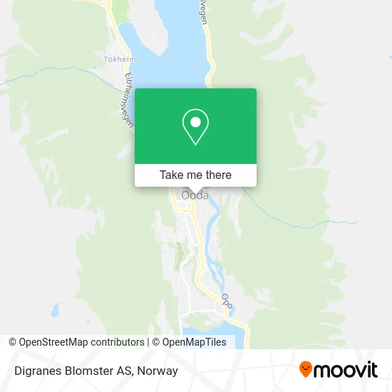 Digranes Blomster AS map