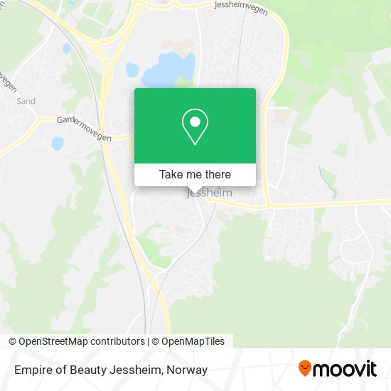 Empire of Beauty Jessheim map