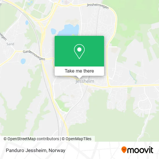 Panduro Jessheim map