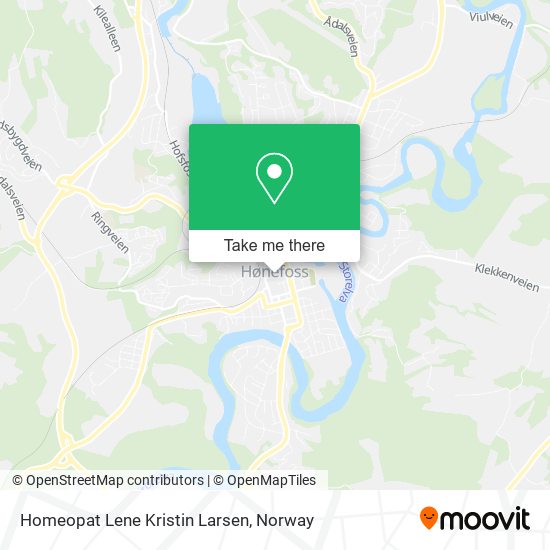 Homeopat Lene Kristin Larsen map