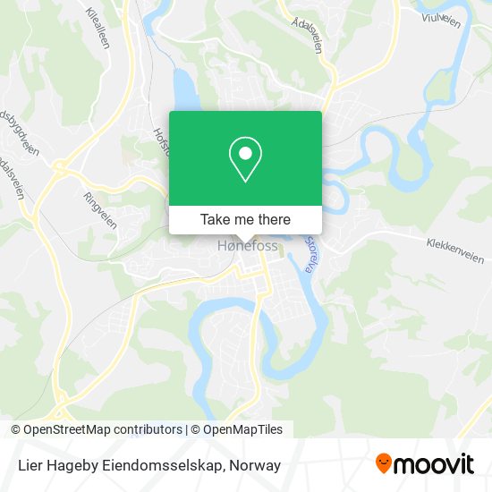 Lier Hageby Eiendomsselskap map
