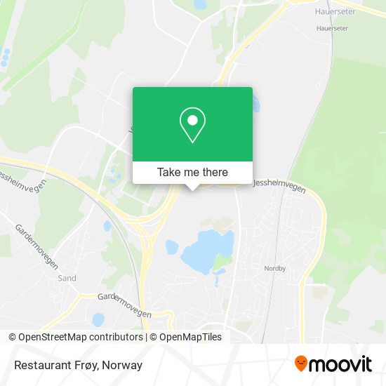 Restaurant Frøy map
