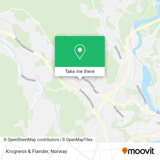 Krogness & Flander map