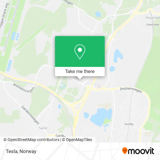 Tesla map