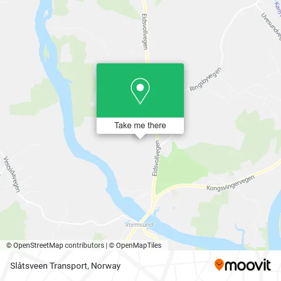 Slåtsveen Transport map