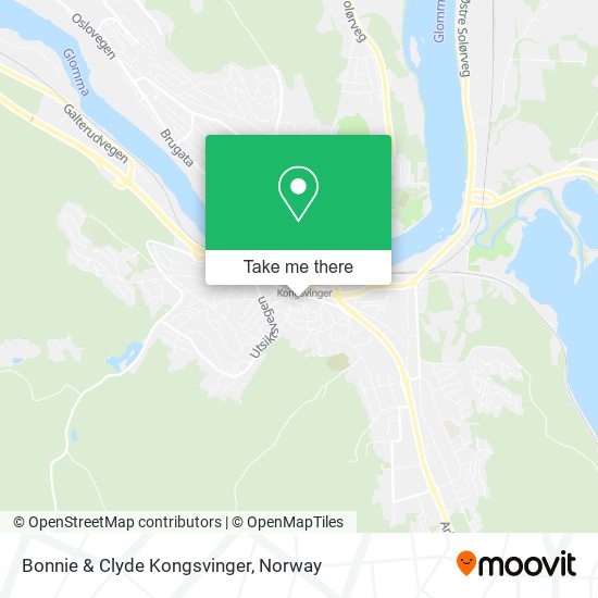 Bonnie & Clyde Kongsvinger map