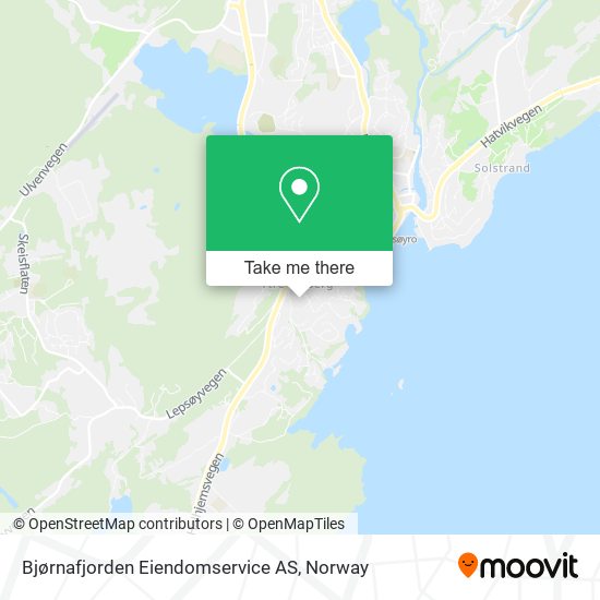 Bjørnafjorden Eiendomservice AS map