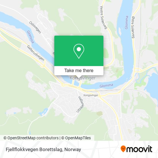 Fjellflokkvegen Borettslag map