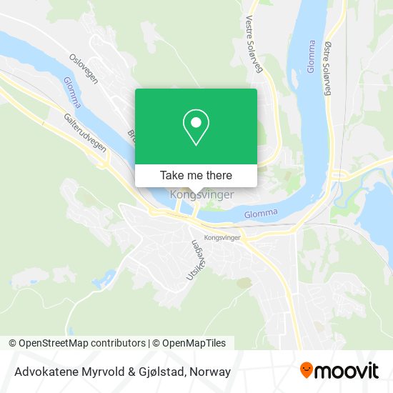 Advokatene Myrvold & Gjølstad map