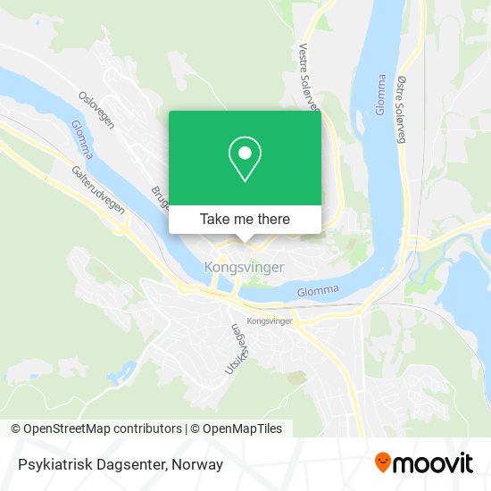 Psykiatrisk Dagsenter map