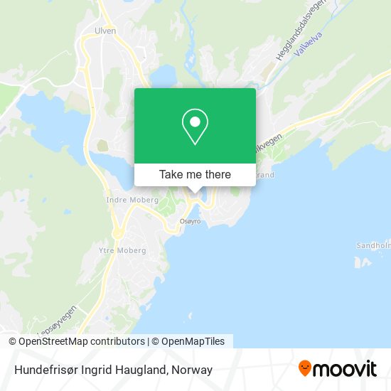 Hundefrisør Ingrid Haugland map