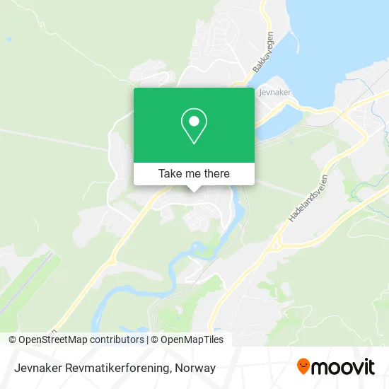 Jevnaker Revmatikerforening map