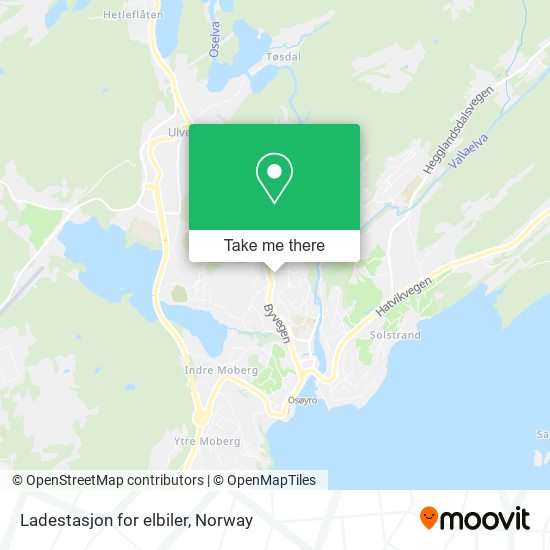 Ladestasjon for elbiler map