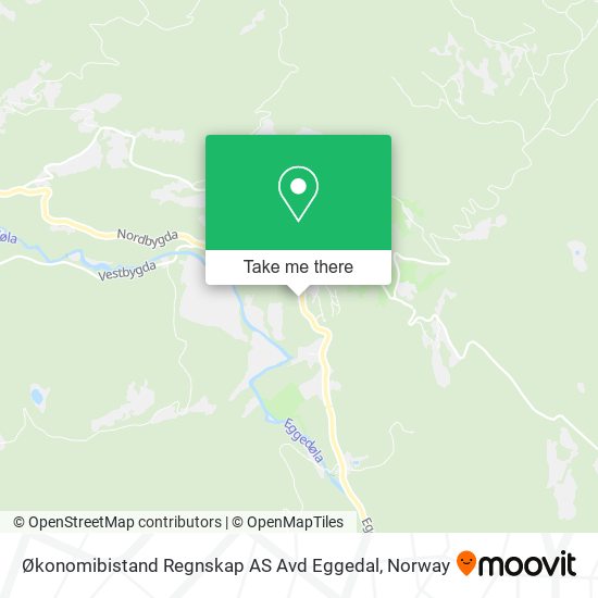 Økonomibistand Regnskap AS Avd Eggedal map