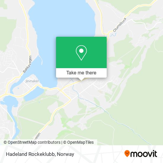 Hadeland Rockeklubb map