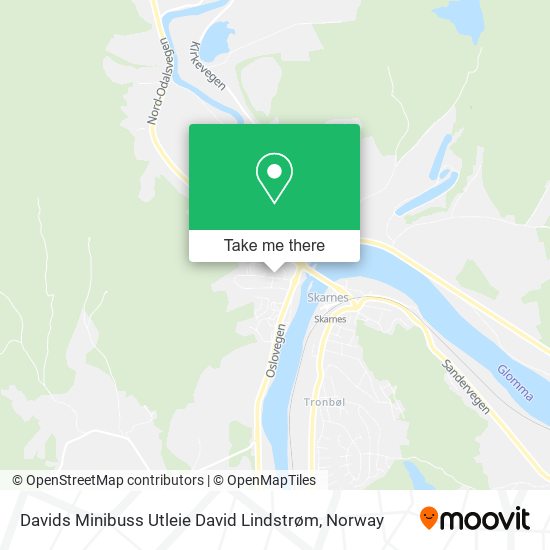 Davids Minibuss Utleie David Lindstrøm map