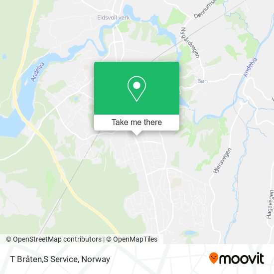 T Bråten,S Service map