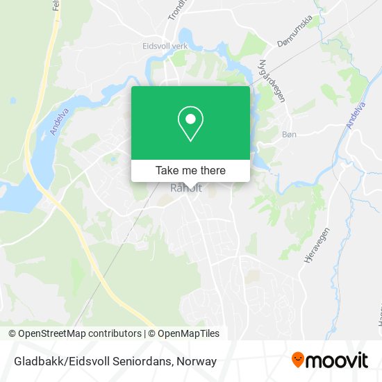 Gladbakk/Eidsvoll Seniordans map