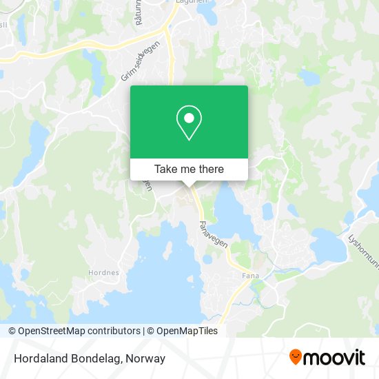 Hordaland Bondelag map