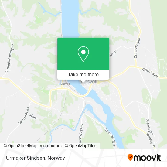 Urmaker Sindsen map