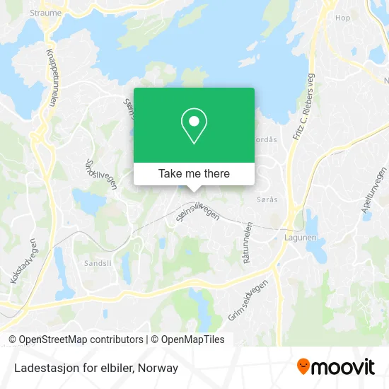 Ladestasjon for elbiler map