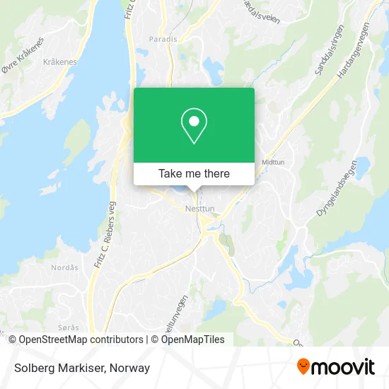 Solberg Markiser map