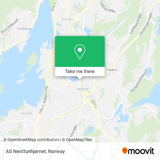 AS Nesttunhjørnet map