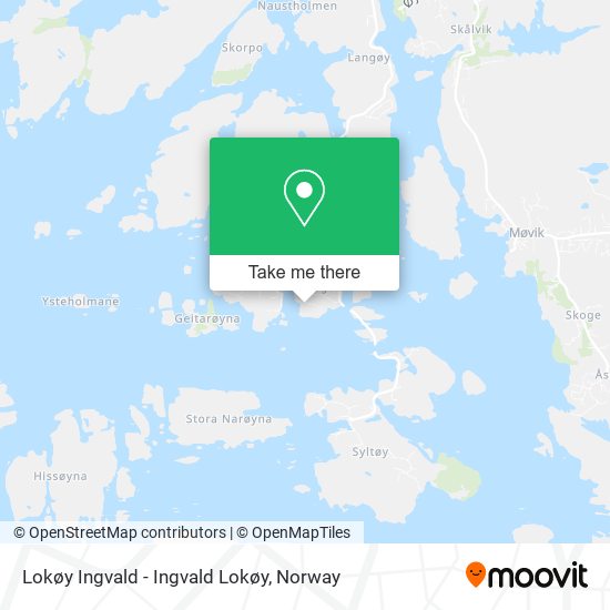 Lokøy Ingvald - Ingvald Lokøy map