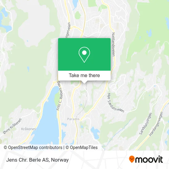 Jens Chr. Berle AS map