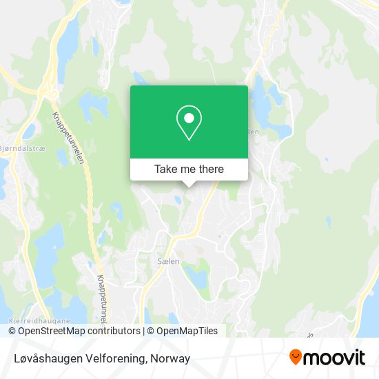 Løvåshaugen Velforening map