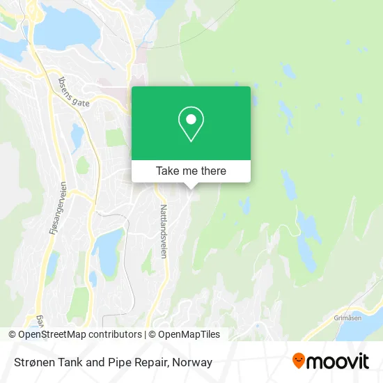 Strønen Tank and Pipe Repair map