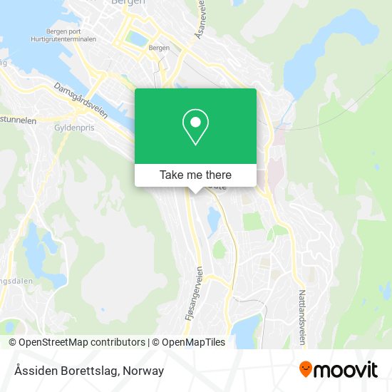 Åssiden Borettslag map