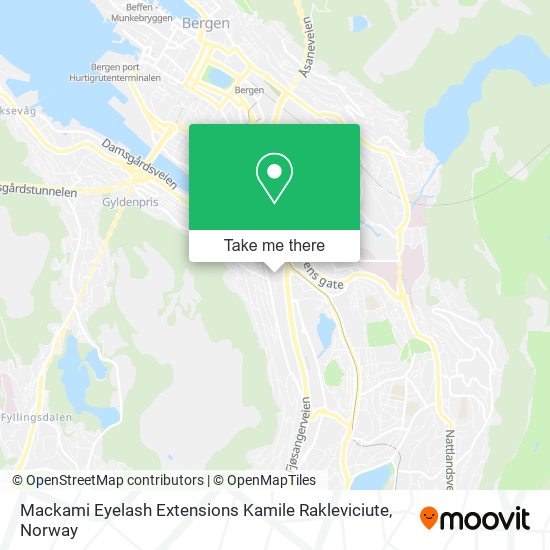 Mackami Eyelash Extensions Kamile Rakleviciute map