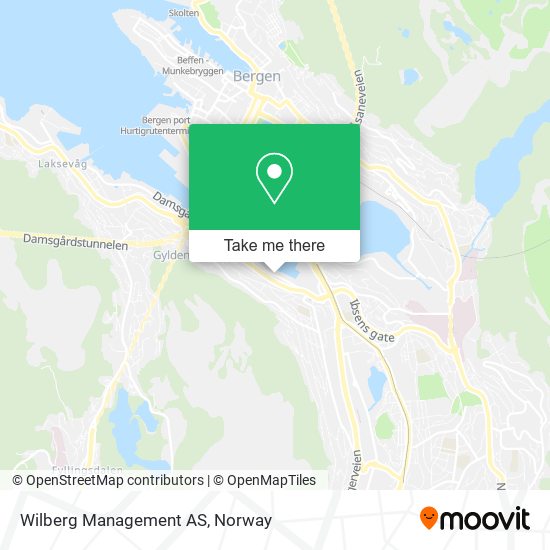 Wilberg Management AS map