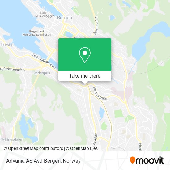 Advania AS Avd Bergen map