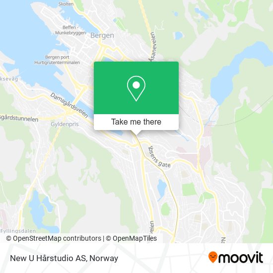 New U Hårstudio AS map