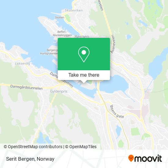 Serit Bergen map
