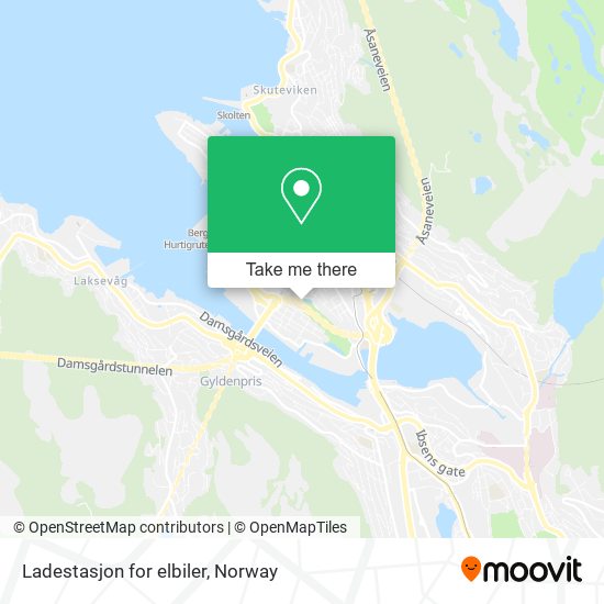Ladestasjon for elbiler map