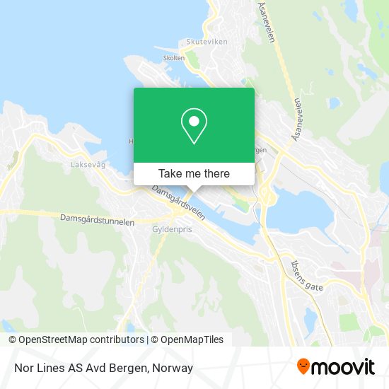 Nor Lines AS Avd Bergen map