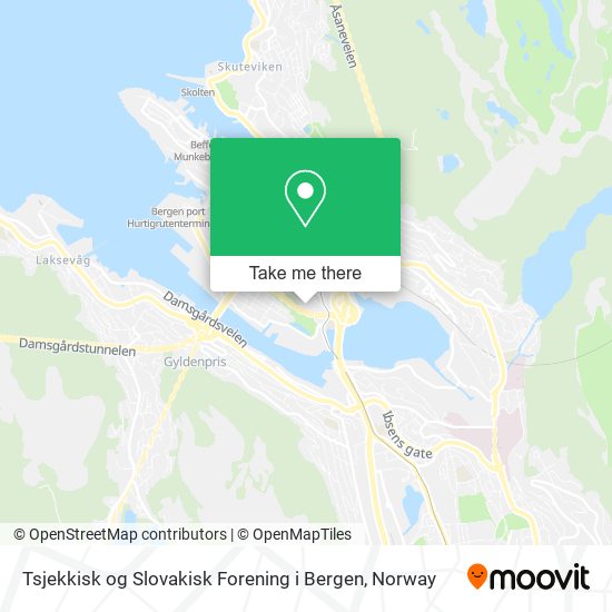 Tsjekkisk og Slovakisk Forening i Bergen map