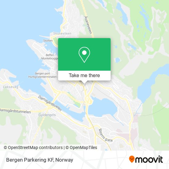 Bergen Parkering KF map