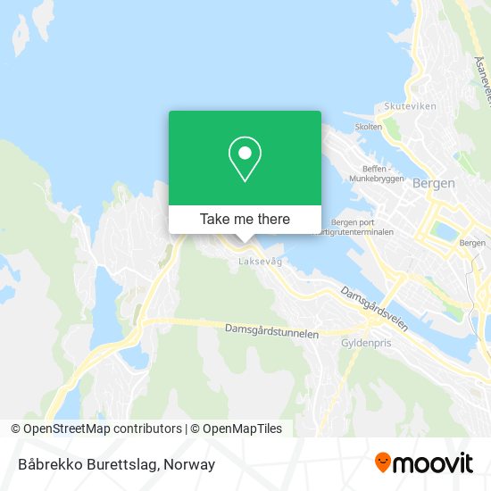 Båbrekko Burettslag map