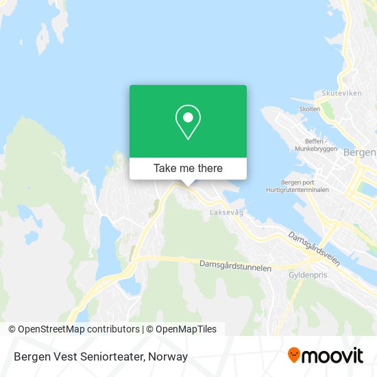 Bergen Vest Seniorteater map