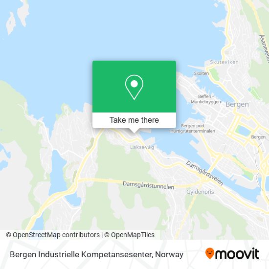 Bergen Industrielle Kompetansesenter map